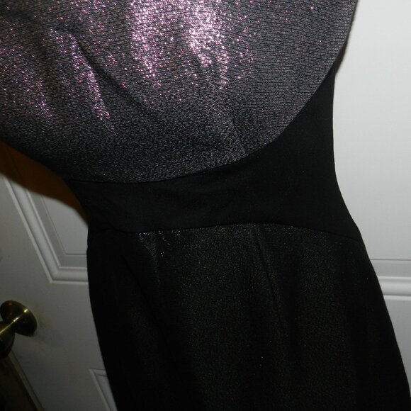 BCBGMAXAZRIA Odeya Dress Full Length Gown Maxi Formal Metallic Size 6🆕⌚📦🏃💨🚚 - Picture 10 of 16